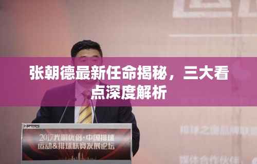 张朝德最新任命揭秘,三大看点深度解析