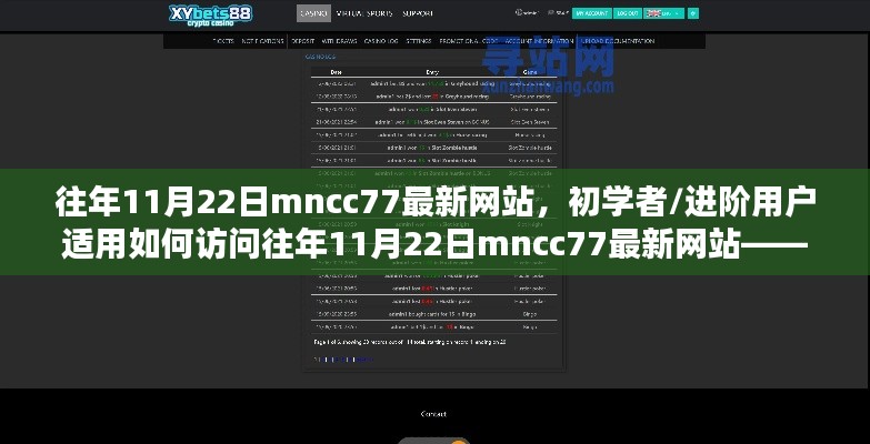 关于往年11月22日mncc77最新网站的访问指南——初学者与进阶用户适用,需注意违法犯罪风险及详细步骤提示。