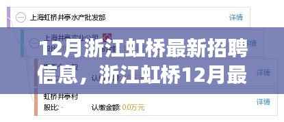 浙江虹桥12月招聘热潮,高科技产品引领未来革新,科技体验重塑生活