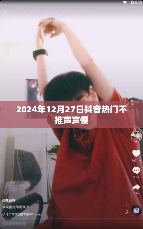抖音热门歌曲推荐,声声慢持续火热至2024年12月27日