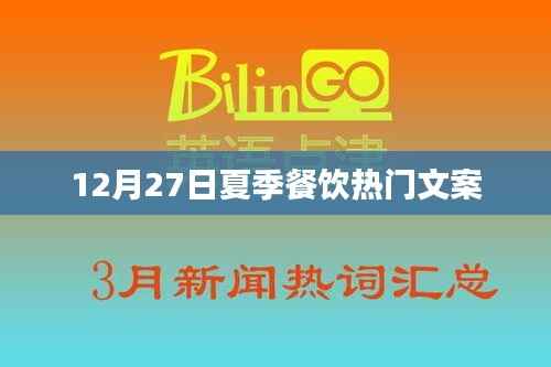 夏日餐饮热潮,12月27日的味蕾盛宴