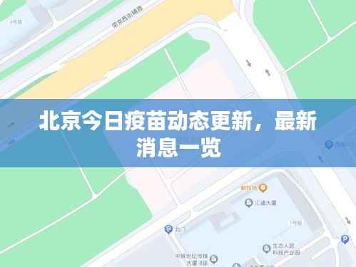 北京今日疫苗动态更新，最新消息一览