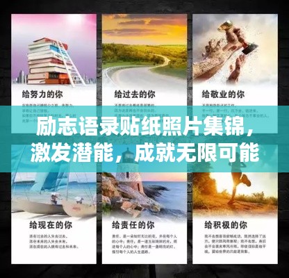 励志语录贴纸照片集锦,激发潜能,成就无限可能!