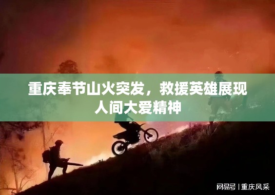 重庆奉节山火突发，救援英雄展现人间大爱精神