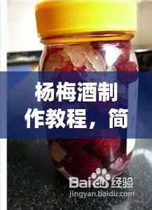 杨梅酒制作教程,简单步骤,轻松泡制美味杨梅酒!