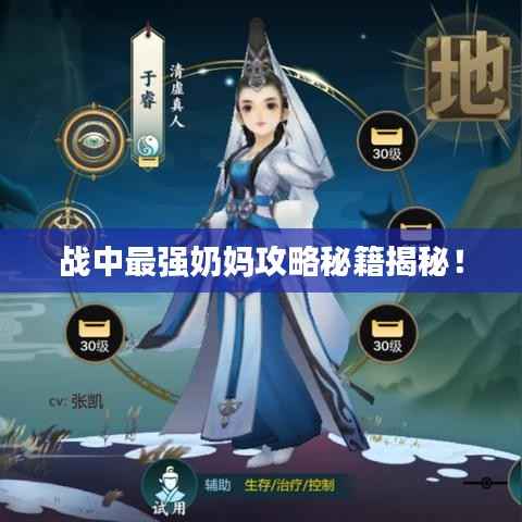 战中最强奶妈攻略秘籍揭秘！